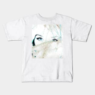 Beautiful Blue Eyes Kids T-Shirt